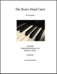 The Boar's Head Carol - for easy piano piano sheet music cover